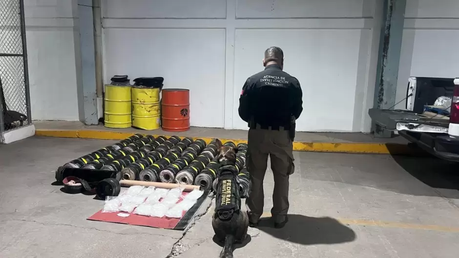 Decomiso de metanfetamina en Hermosillo