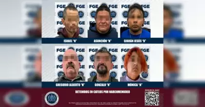 Seis detenidos en cateos