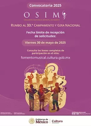 Ni�as, ni�os y j�venes del Sistema Estatal de M�sica podr�n audicionar para la OSIM