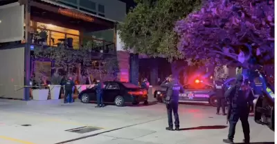 Da�os a negocio de caf� en Tijuana
