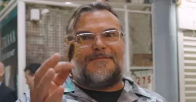 Jack Black a M�xico como parte de la campa�a promocional de Una pel�cula de Mine
