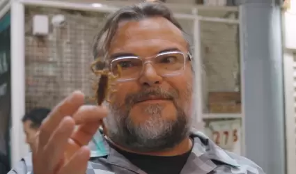 Jack Black a M�xico como parte de la campa�a promocional de Una pel�cula de Mine