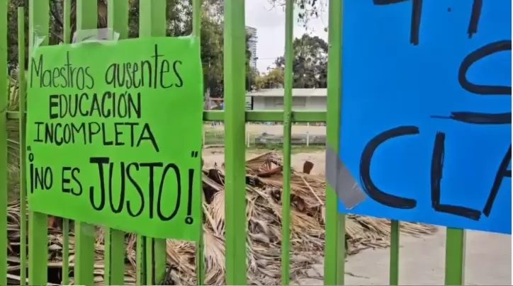 Demandan maestros para 60 ni�os de preescolar que lleva 4 meses sin clases