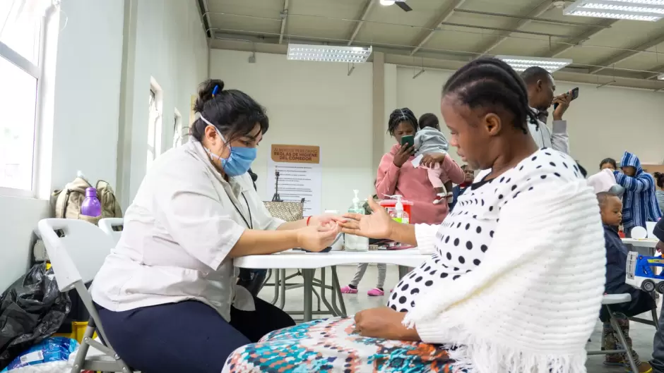 Llevan atenci�n m�dica a mujeres migrantes embarazadas en Tijuana