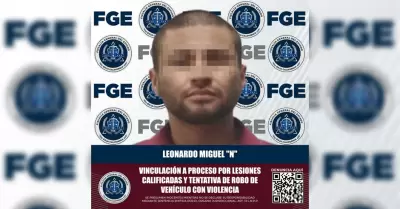 Vinculado a proceso por lesiones calificadas y tentativa de robo de veh�culo con