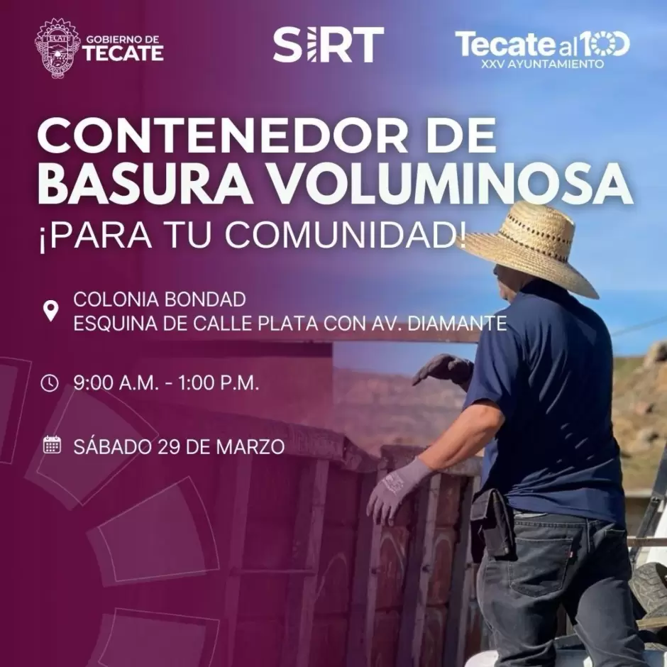 Acercar�n contenedores para residuos voluminosos