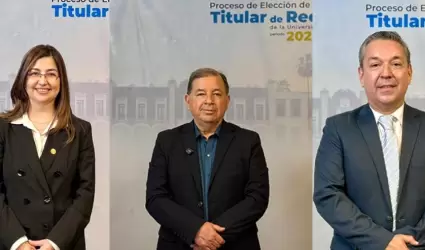 Candidatos a la Rector�a de la Unison