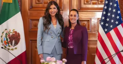 Kristi Noem y Claudia Sheinbaum Pardo