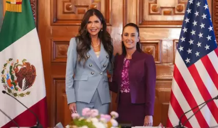 Kristi Noem y Claudia Sheinbaum Pardo