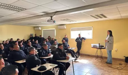 Capacitan a elementos de la SSC sobre violencia de g�nero