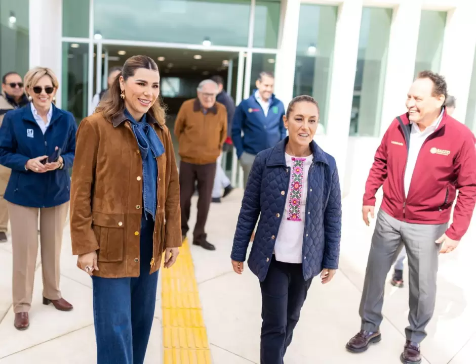 Presidenta Sheinbaum y Gobernadora de BC visitan Hospital 23 del IMSS en Ensenada