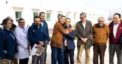 Presidenta Sheinbaum y Gobernadora de BC visitan Hospital 23 del IMSS en Ensenad