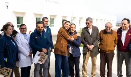 Presidenta Sheinbaum y Gobernadora de BC visitan Hospital 23 del IMSS en Ensenad