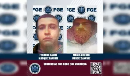 Responsables de robo con violencia