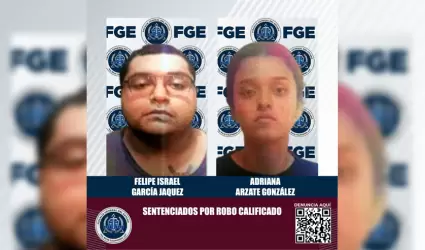 Sentenciados por robo calificado