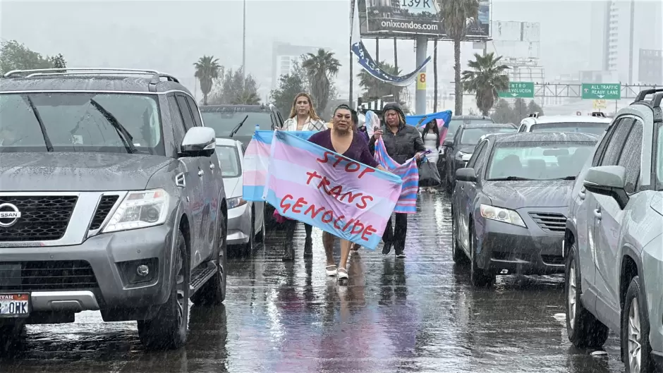 Activistas en Tijuana