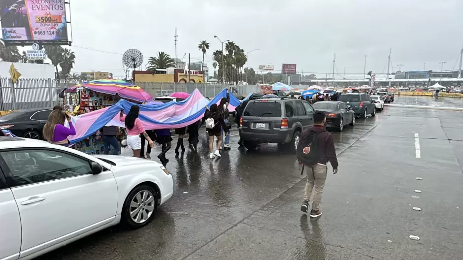 Activistas en Tijuana