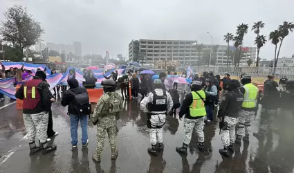 Activistas en Tijuana