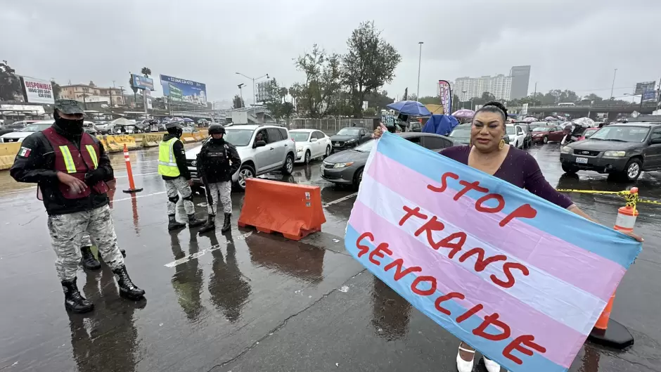 Activistas en Tijuana