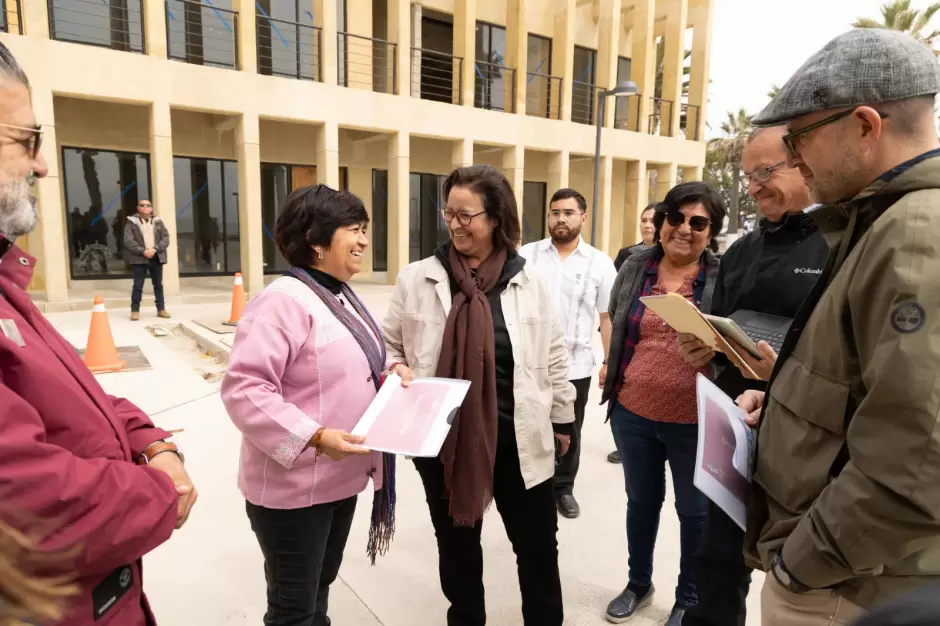 Presidenta Roc�o Adame y titular de SEDATU supervisan obras