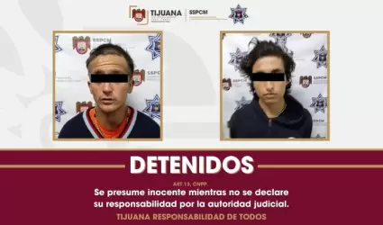 Detenidos por robo