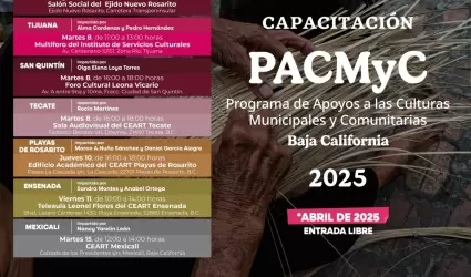 Ofrecen capacitaciones para elaboraci�n de proyectos PACMyC 2025