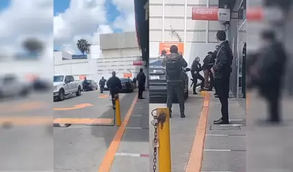 Se registra ataque armado frente a una instituci�n bancaria de la Zona del R�o