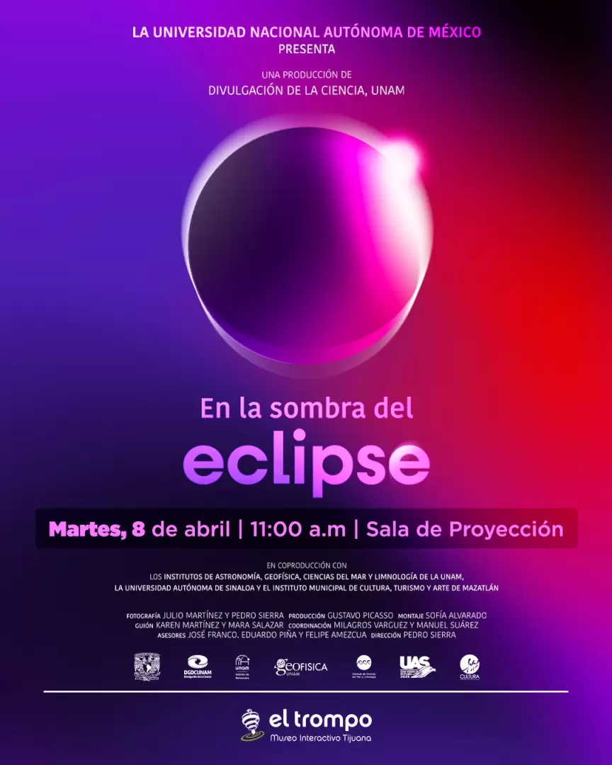 Proyecci�n de "En la sombra del eclipse"