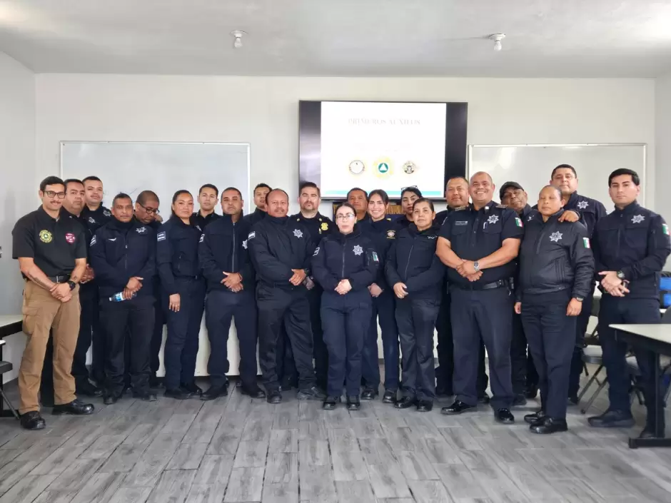 Capacitaci�n a polic�as municipales en primeros auxilios