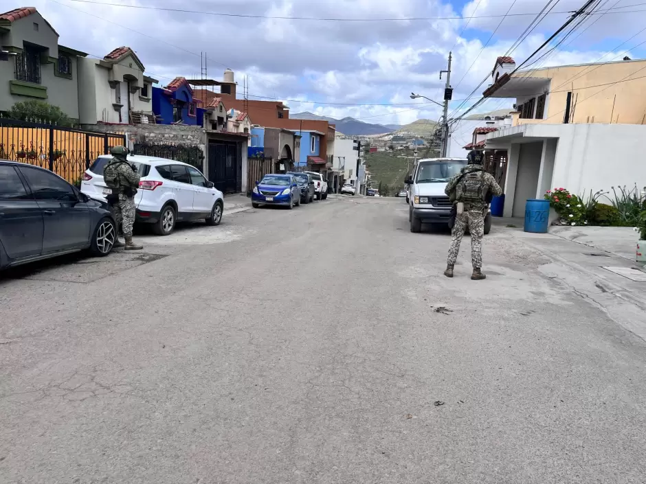 Operativo multinstitucional en Tijuana