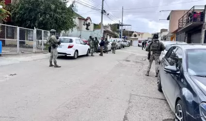 Operativo multinstitucional en Tijuana