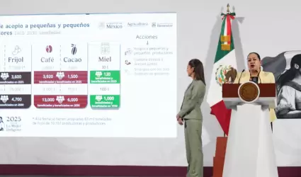 Mar�a Luisa Albores y Claudia Sheinbaum