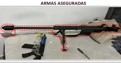 Armas aseguradas en Culiac�n