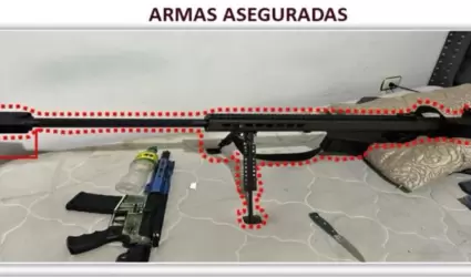 Armas aseguradas en Culiac�n