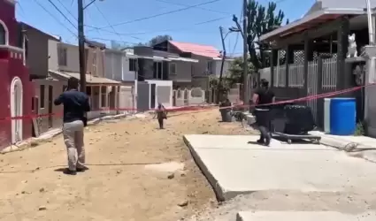 Casas en riesgo en Lomas Conjunto Residencial