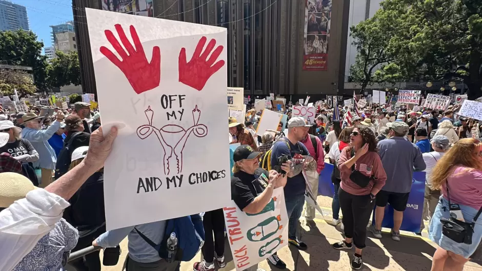 Se suma San Diego, California a la movilizaci�n masiva contra Trump