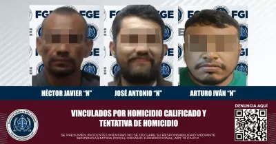 Vinculados por homicidio calificado y tentativa de homicidio