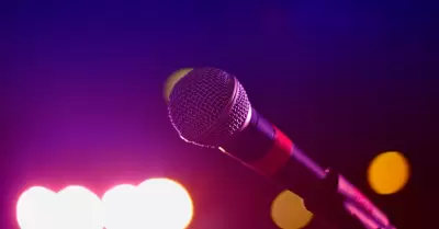 Micr�fono, cantante, m�sica