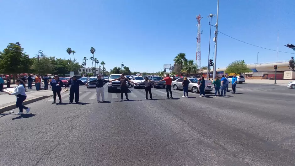 Bloqueo de vialidades del Steus