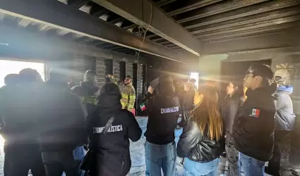 Preparan a estudiantes de criminal�stica para el an�lisis de incendios