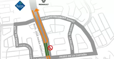Cambio vial Hermosillo