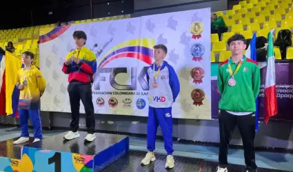 Estudiante del Conalep gana medalla de bronce en Colombia