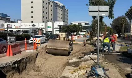 Fase final de rehabilitaci�n del colector S�nchez Taboada
