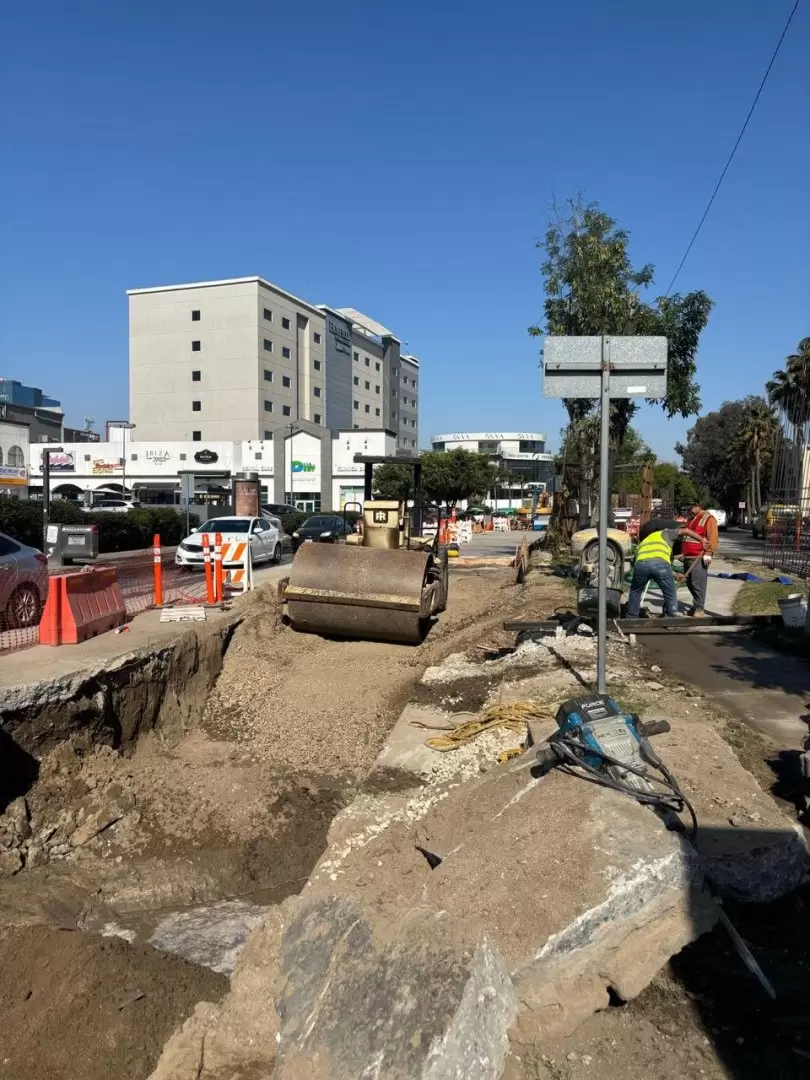 Fase final de rehabilitaci�n del colector S�nchez Taboada