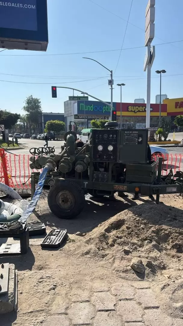 Fase final de rehabilitaci�n del colector S�nchez Taboada