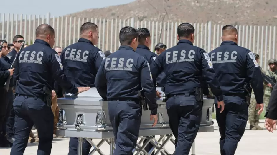 Despiden con honores a la agente Abigail Esparza Reyes