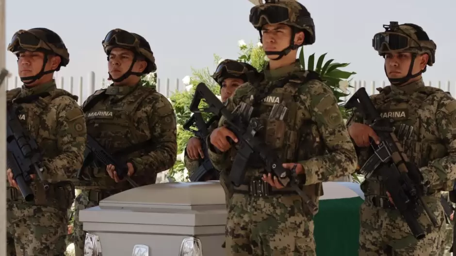 Despiden con honores a la agente Abigail Esparza Reyes