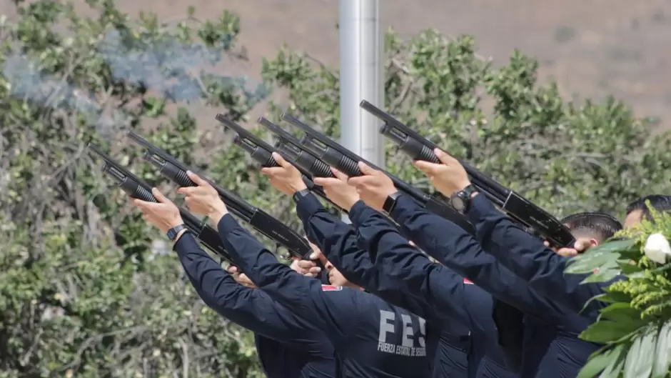 Despiden con honores a la agente Abigail Esparza Reyes