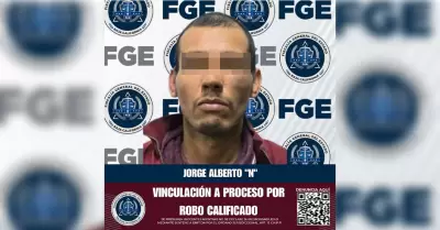 Detenido por robo calificado con violencia