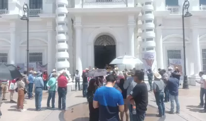 Manifestaci�n en rechazo a presas